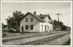 Järnvägsstationen i Harg.