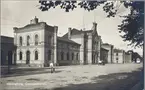 Helsingborg centralstation sedd från gatusidan.