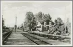Järnvägsstationen i Lesjöfors.