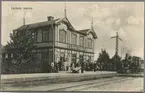 Kalmar-Berga Järnväg, KBJ. Läckeby Järnvägsstation.