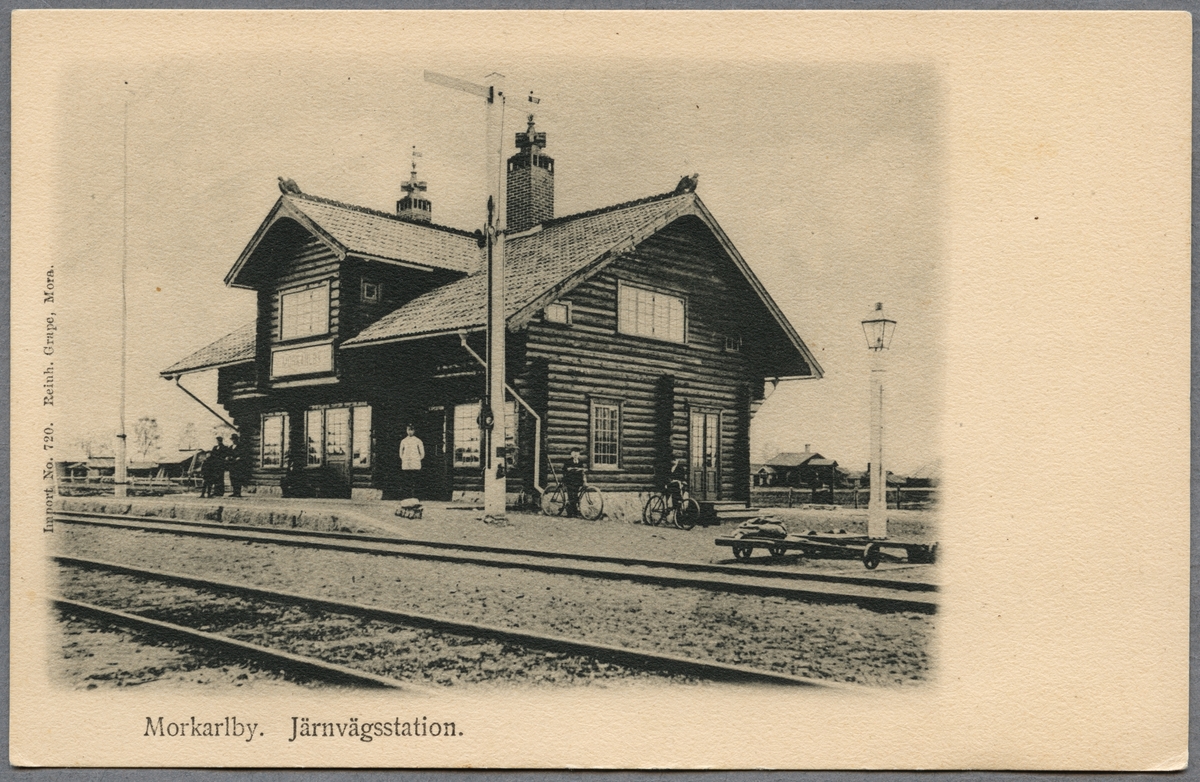 Morkarlby stationsområde.