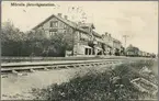 Mörsils järnvägsstation.