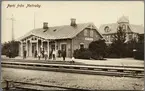 Nättraby järnvägsstation.