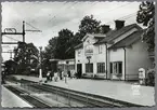 Järnvägsstationen i Rimbo.