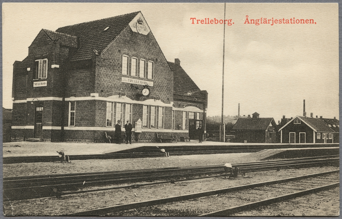 Trelleborg ångfärjestation.