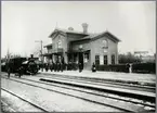 Kristianstad - Hässleholms Järnväg, CHJ lok 5 på järnvägsstationen i Önnestad.