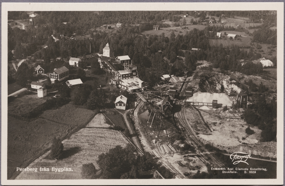 Vy över Persberg gruva.