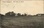 Sala. Väsby Kungsgård med Strå kalkbruk till höger i bild.