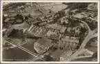 Flygfoto över industriområde i Åtvidaberg.