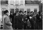 Invigningen av normalspåret mellan Åtvidaberg och Västervik på Gamleby station.