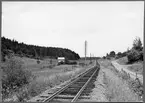Linjen Forsaström - Åtvidaberg. Vid Dunketorp foto år 1962.
