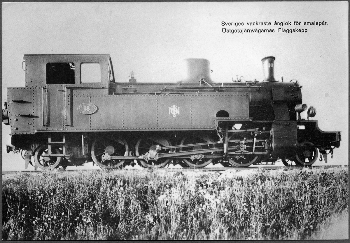 NÖJ nr 18 (f.d. ID SJ N4p 3160), 891 mm. Tillverkarnummer MV 668.
Axelföljd: 1D1.
Dragkraft: 6210 kg.
Vikt: 41,4 ton.