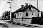 Skärkind station vid sekelskiftet.