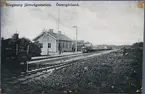Ringstorp järnvägsstation vid sekelskiftet.