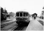 Statens Järnvägar, SJ YBo5p 794, sista persontåget mellan Åtvidaberg och Norsholm, vid Åtvidaberg station.