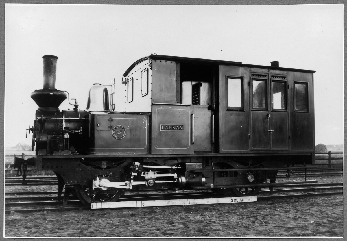 Halmstad - Bolmens Järnväg, HBJ lok 4 "Lärkan".