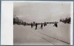 Snöskottning på Tuna Järnvägsstation.