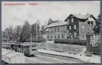 Vykort med motiv från Hagfors station.
