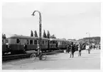 Vid Söderköping station. Statens Järnvägar, SJ UBFo3yp  1805.