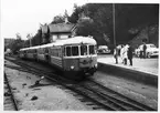 Statens järnvägar, SJ UBFo3yp 1807. Sista dagens persontåg vid Valdemarsviks station.