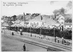 Lysekil station. Invigning av Lysekils Järnväg.