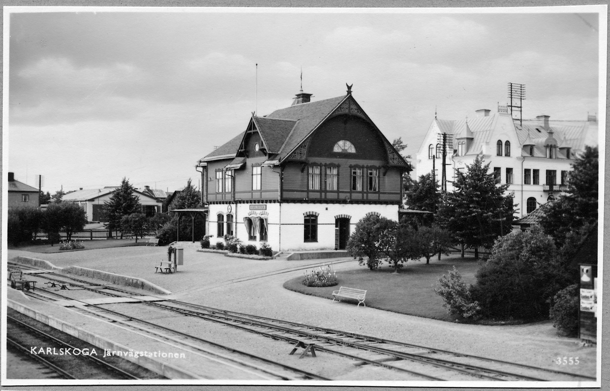 Karlskoga järnvägsstation.