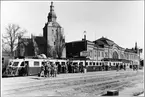 Rälsbussar, Kristianstad-Hässleholms Järnvägar, CHJ vid Kristianstad Centralstation.