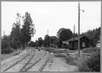 Spångenäs station vid ingången från Vimmerby.