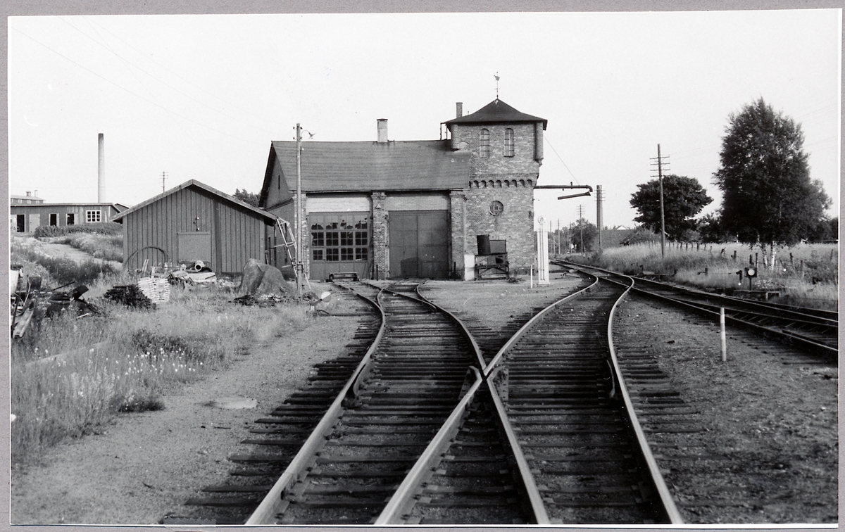 Östra Centralbanans lokstall i Vimmerby.