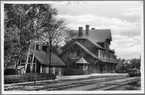 Sölvesborgs järnvägsstation vid Sölvesborg-Kristanstads Järnväg, SCJ.