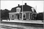 Bäckaskog Järnvägsstation vid Sölvesborg-Kristianstads Järnväg, SCJ.