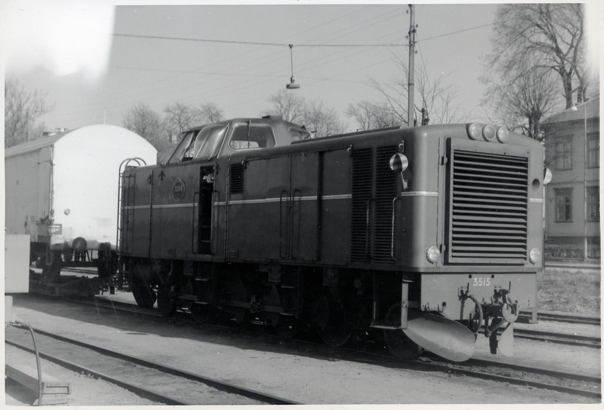 Statens Järnvägar, SJ Tp 3515 vid Skara stationsområde.