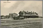 Gällivare station runt sekelskiftet.