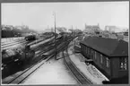 Malmö bangård på 1920-talet.