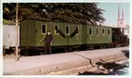 Museivagnar på Växjö station oktober 1959.