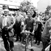 Sverigeloppet genom Örebro.
5 juli 1957.