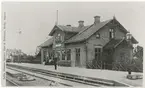 Broby station omkring år 1901.