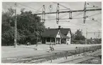 Bromsten station omkring år 1950.