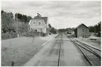 Bruzaholm station år 1937. Nässjö - Oskarshamns Järnväg.