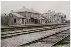 Bräcke station år 1900.