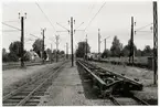 Bangården vid Deje station.