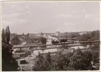 Stadsvy över Eskilstuna under 1900 talet.