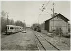 Rälsbuss SJ Y7 1256, vid Fagersannas järnvägsstation.