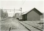 Godsmagsinet vid Fagersannas järnvägsstation.