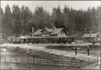 Gamleby station 1880-talet.
Västervik - Åtvidaberg - Bersbo Järnväg  WÅBJ.