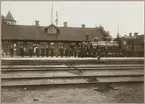 Statens Järnvägar SJ TA 826 vid Gnesta station.