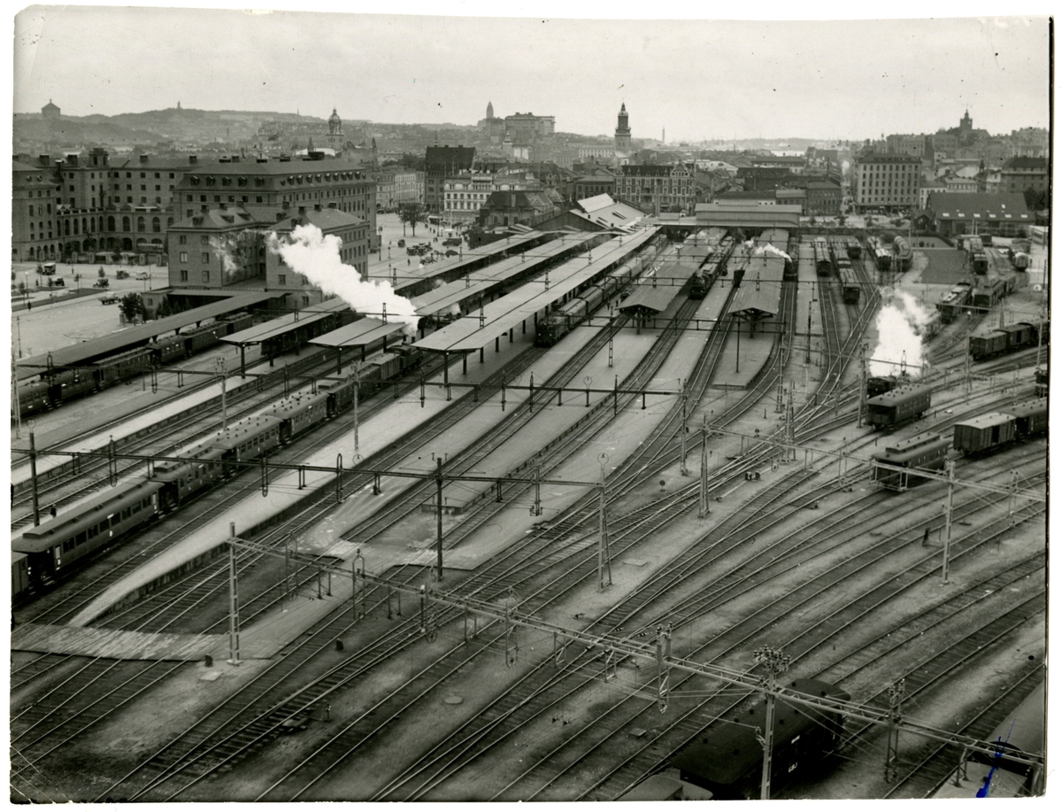 Göteborgs bangård.