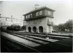 Ställverket Göteborg Central, lok SJ Dg 160