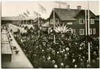 Invigning Sveg--Hede, öppnad för trafik 9/11 1924
Nedlagd 1/2 1966
Station anlagd 1924. Tvåvånings stationshus i trä, sammanbyggt i vinkel med godsmagasinet. 1937 ombyggt, så att den tidigare bostadslägenheten blev väntsal och gamla väntsalen expeditionslokaler.