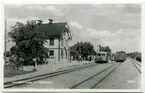 Station öppnad september 1878. Tvåvånings träbyggnad.